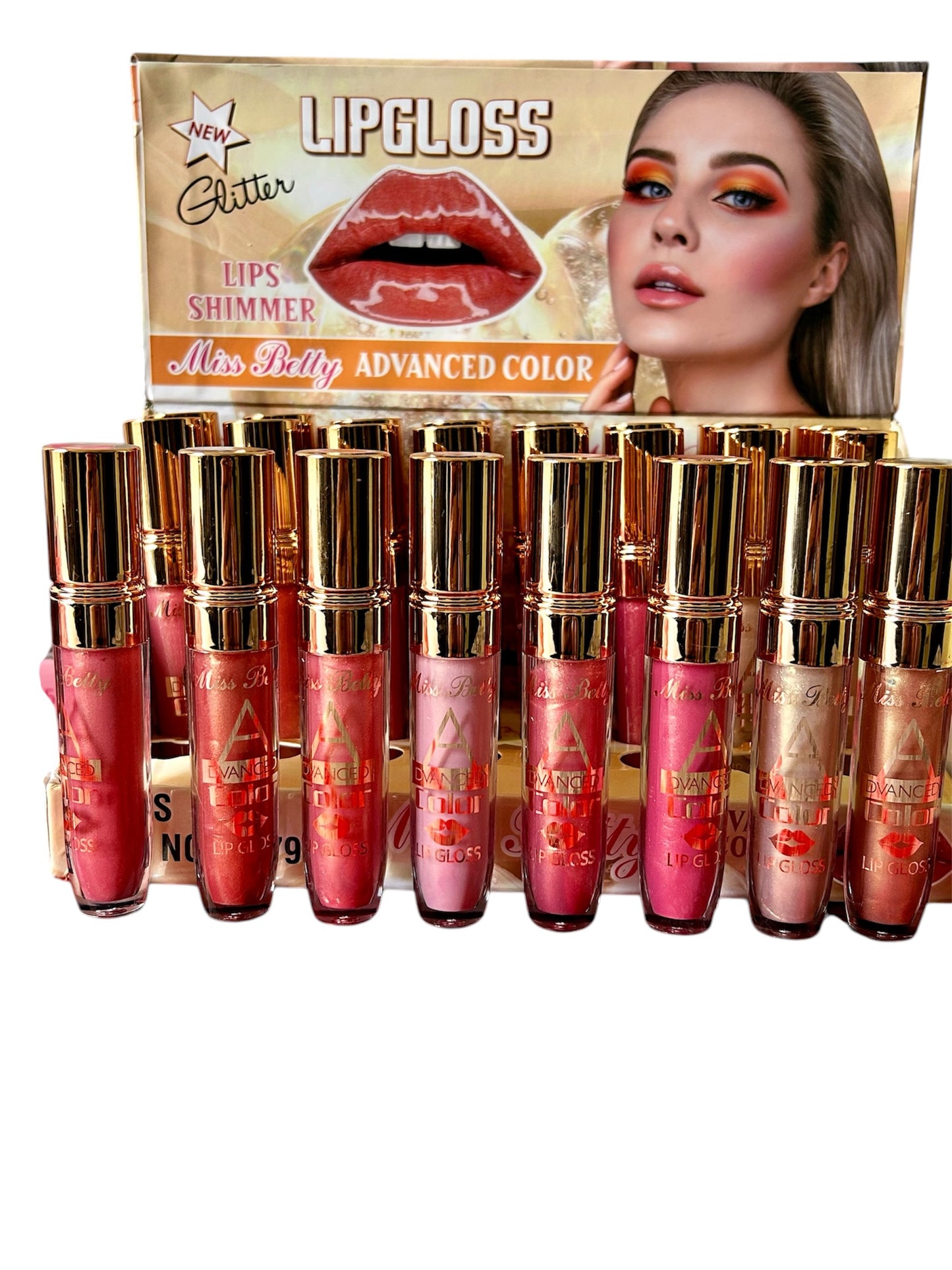 Lip gloss shimmer