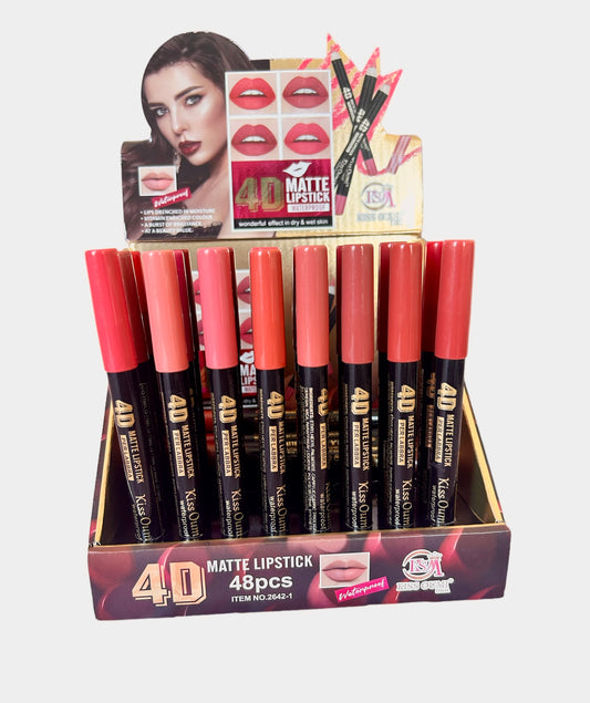 Matte lip pencil