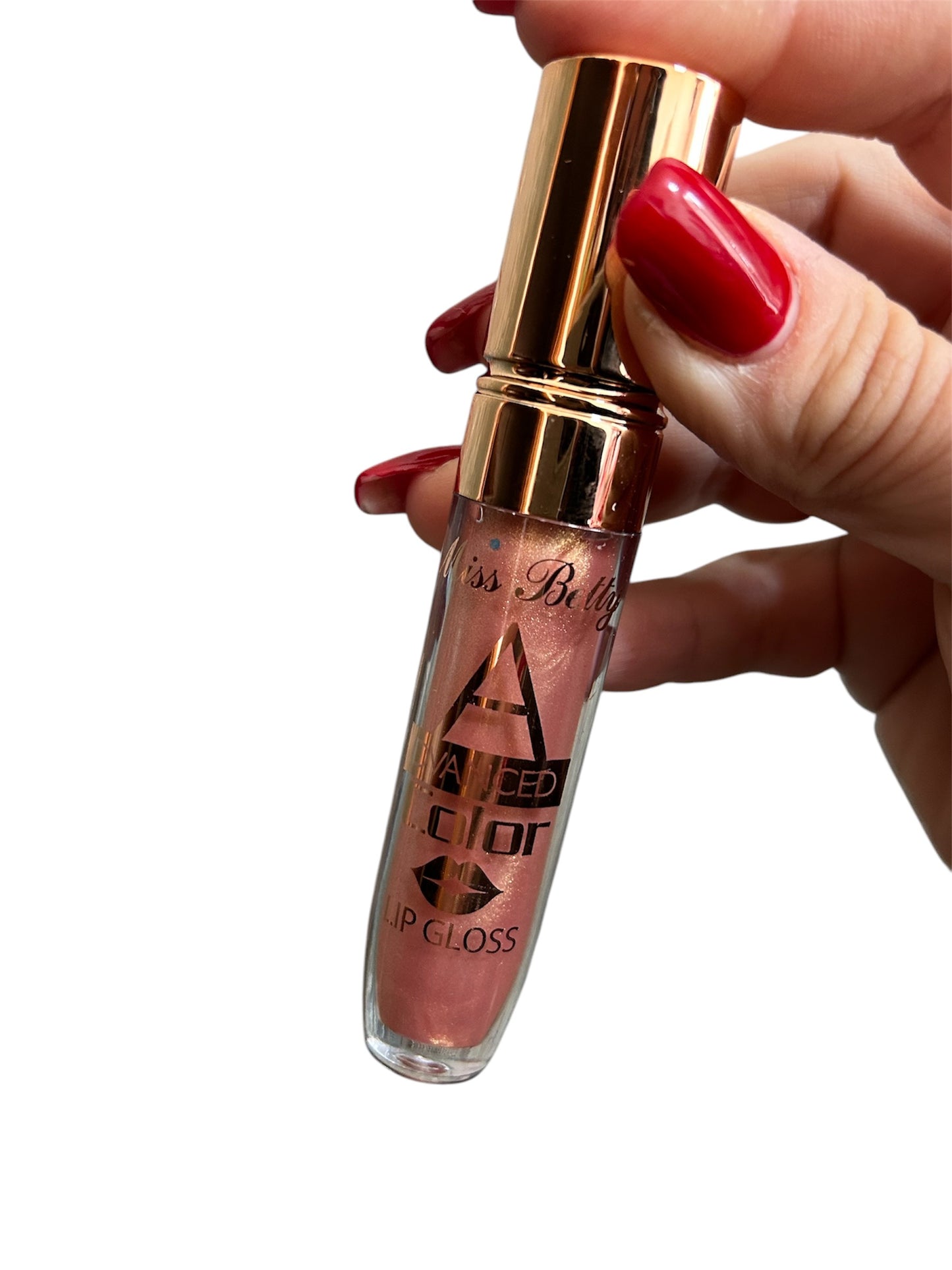 Lip gloss shimmer